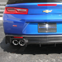 Camaro Type-AZ Carbon Fiber Rear Diffuser - Carbon Fiber : 2016-2024